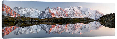 Tableau sur toile Lakes of Cheserys, Chamonix-Mont-Blanc