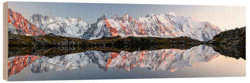 Holzbild Chéserys-Seen, Chamonix-Mont-Blanc