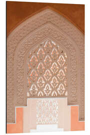 Aluminium print Oriental window