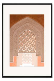 Gerahmter Kunstdruck Orientalisches Fenster
