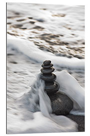 Galleritryk Stone tower in the water