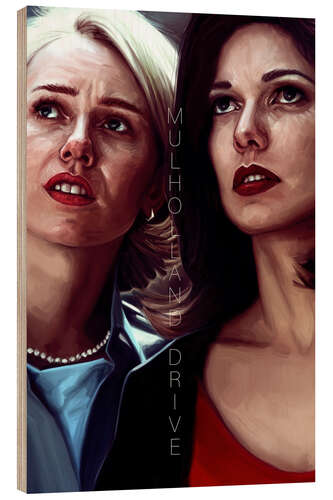 Hout print Mulholland Drive