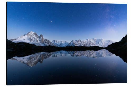 Aluminium print Lac de Chésery, Chablais