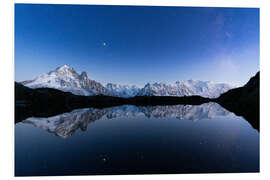 Foam board print Lac de Chésery, Chablais