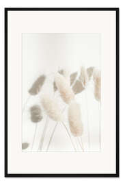 Gerahmter Kunstdruck Samtgras