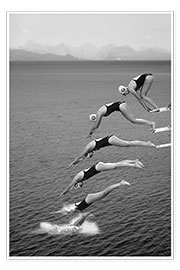 Poster  The beauty of diving - Greetje Van Son
