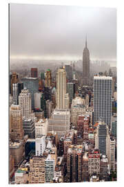 Tableau en plexi-alu Foggy day in Manhattan