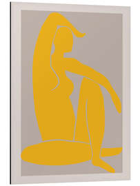 Magnettafel Yellow figure