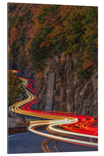 Gallery print Car trails