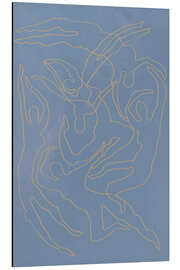 Magnettafel Blue swimmers