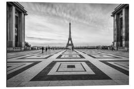 Magnettafel Place du Trocadéro und Eiffelturm