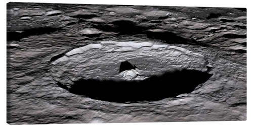 Leinwandbild Tycho, Mondkrater