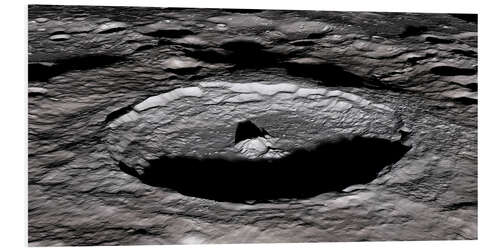 PVC-tavla Moon's Tycho crater