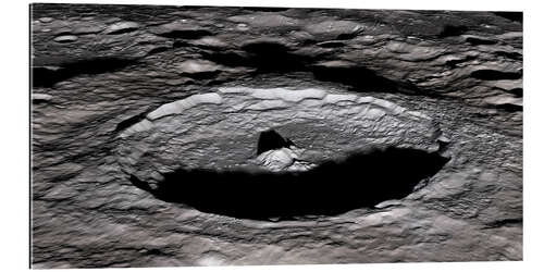 Tableau en plexi-alu Moon's Tycho crater