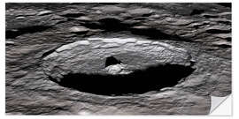 Naklejka na ścianę Moon's Tycho crater