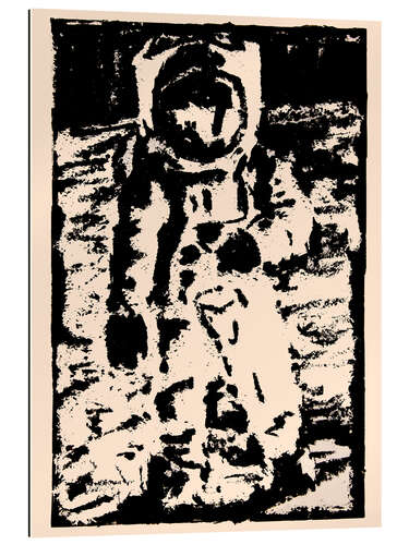 Tableau en plexi-alu Buzz Aldrin on the Moon