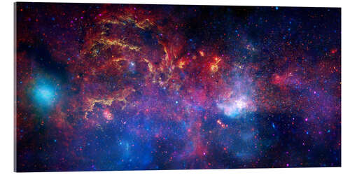 Acrylic print Milky Way galactic centre