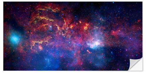 Wall sticker Milky Way galactic centre