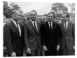 Acrylic print Apollo 11 astronauts with President Nixon