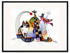 Gerahmter Kunstdruck Meeting