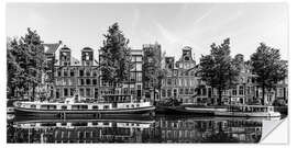 Wall sticker Houseboat in Amsterdam