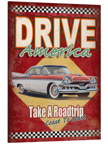 Aluminiumsbilde Drive America