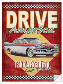 Vinilo para la pared Drive America