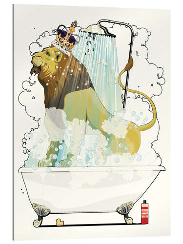 Galleriprint British Lion in the Bath