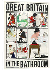 Magnettafel Great Britain in the Bathroom