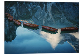 PVC-taulu Boats of Braies