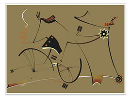 Poster Antikes Fahrrad