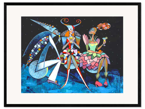 Ingelijste kunstdruk Winter Fairies