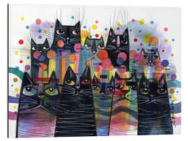 Alubild Stadt der Katzen - Elena Samborskaja