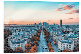 Acrylic print Stunning Paris City