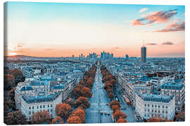 Leinwandbild Atemberaubende Stadt Paris