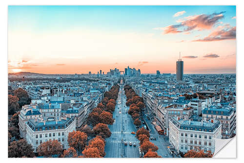 Sticker mural Stunning Paris City