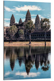 Magnettafel Angkor Spiegelung