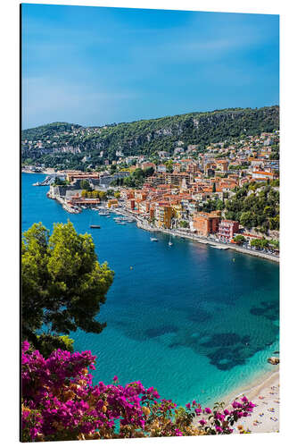 Aluminium print Colorful French Riviera