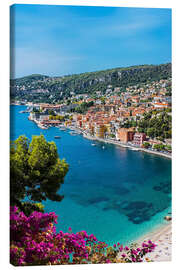 Canvas-taulu Colorful French Riviera