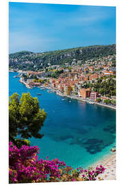 Foam board print Colorful French Riviera