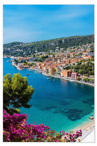 Vinilo para la pared Colorful French Riviera