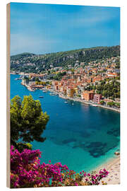 Hout print Colorful French Riviera