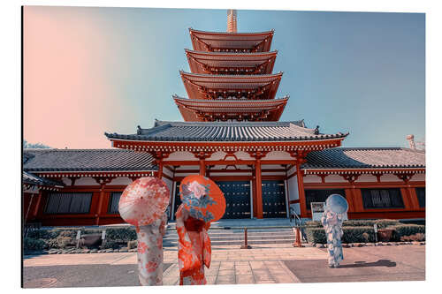 Aluminium print Senso-Ji Temple