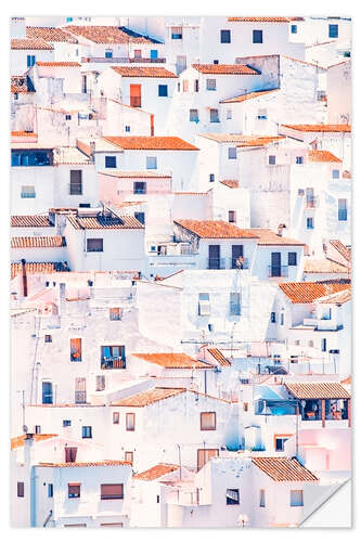 Selvklæbende plakat White houses of Andalusia