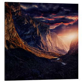 Gallery Print Himalaya Schlucht in Nepal