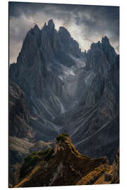 Aluminium print Fantastic mountains of the Dolomites