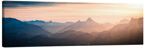 Lienzo Alps panorama with Watzmann