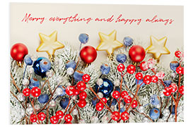 Stampa su PVC Merry everything and happy always