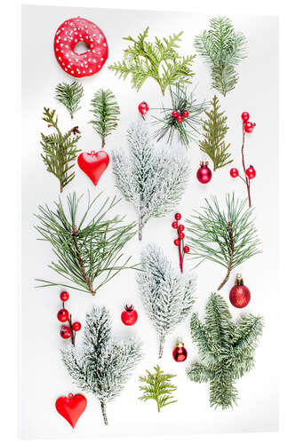 Acrylglasbild Lovely Christmas Decoration