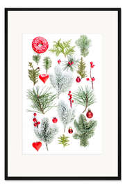 Gerahmter Kunstdruck Lovely Christmas Decoration